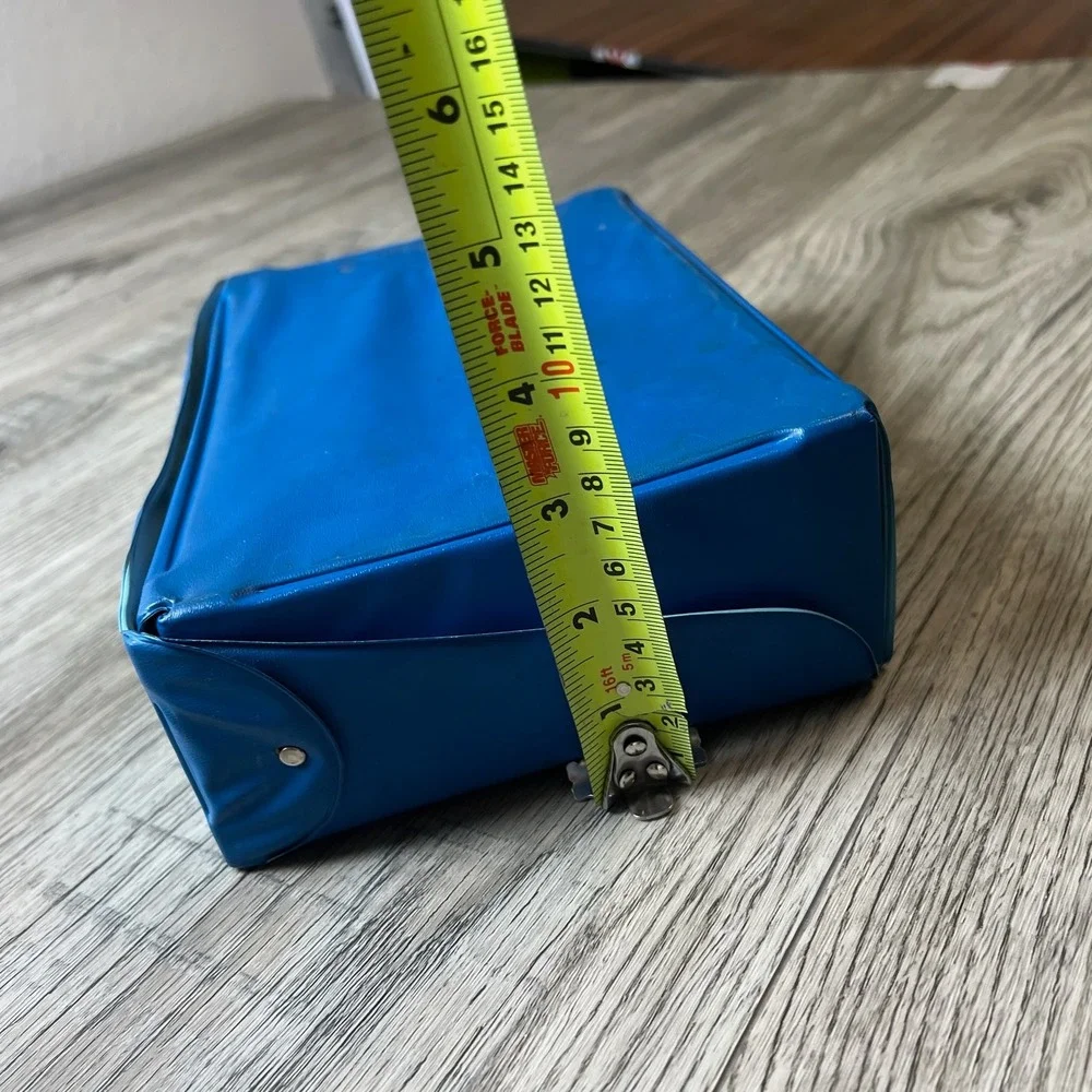 Matchbox Carry Case Kids OS Blue 1976 Vintage 24‎ Model Vinyl Storage Box Lesney